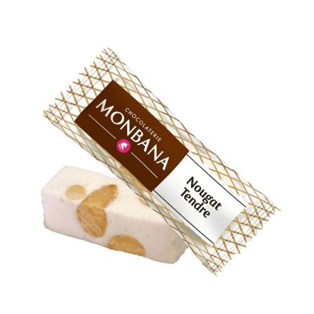 Nougat miel et amandes - MONBANA® Sachet 25 pcs