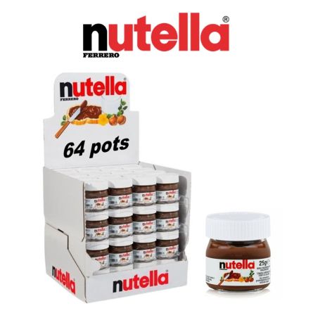 Petit pot en verre 25 gr - NUTELLA® 64 pcs