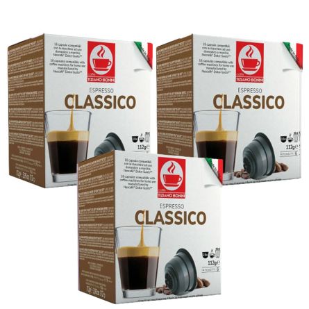 BONINI café classico - 3 boîtes 16 capsules