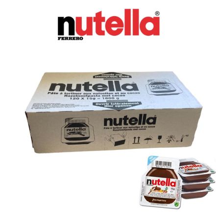 Barquette individuelle 15 gr - NUTELLA® Carton 120 pcs