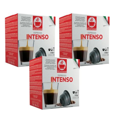 BONINI café intenso - 3 boîtes 16 capsules