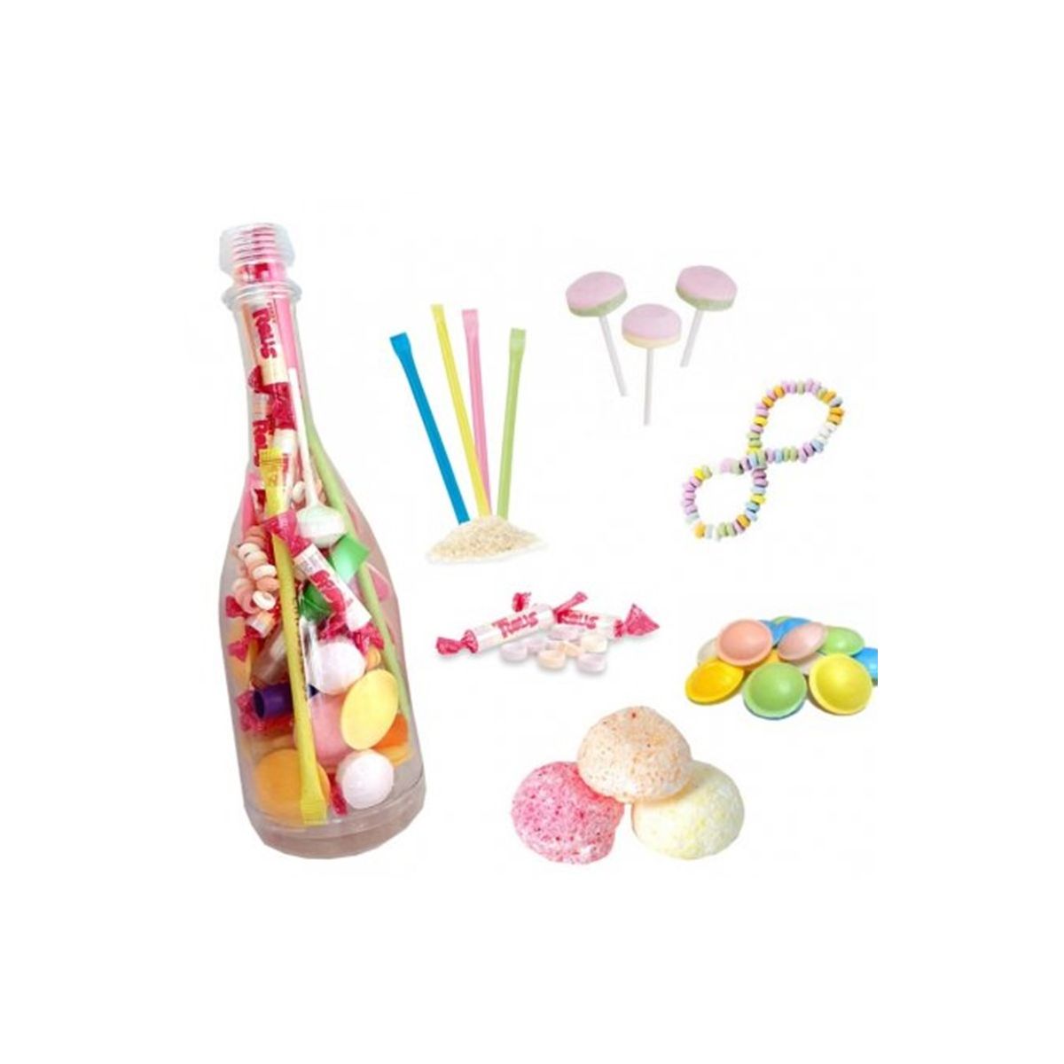 Bonbons d'enfance 45 pcs bouteille plexi