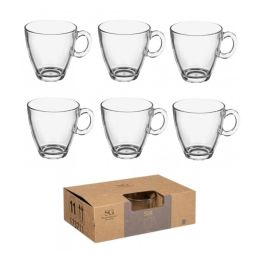 Lot de 6 tasses en verre 21cl