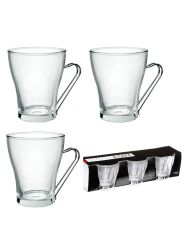 Lot de 3 tasse 23 cl - anse en métal amovible