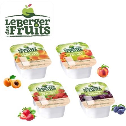 Assortiment 4 variétés - LE BERGER DES FRUITS® 24 Barquettes