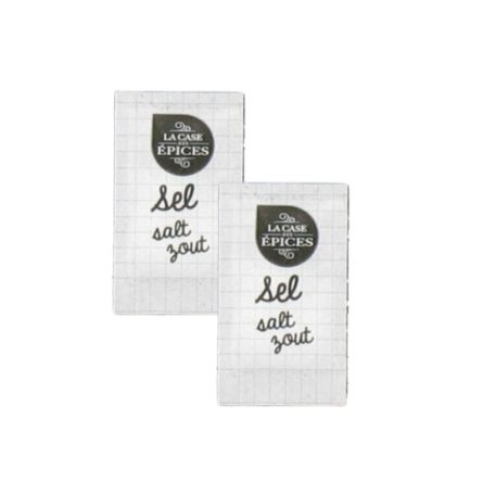 Sachet de sel 0.8 gr - LA CASE AUX EPICES® 100 pcs