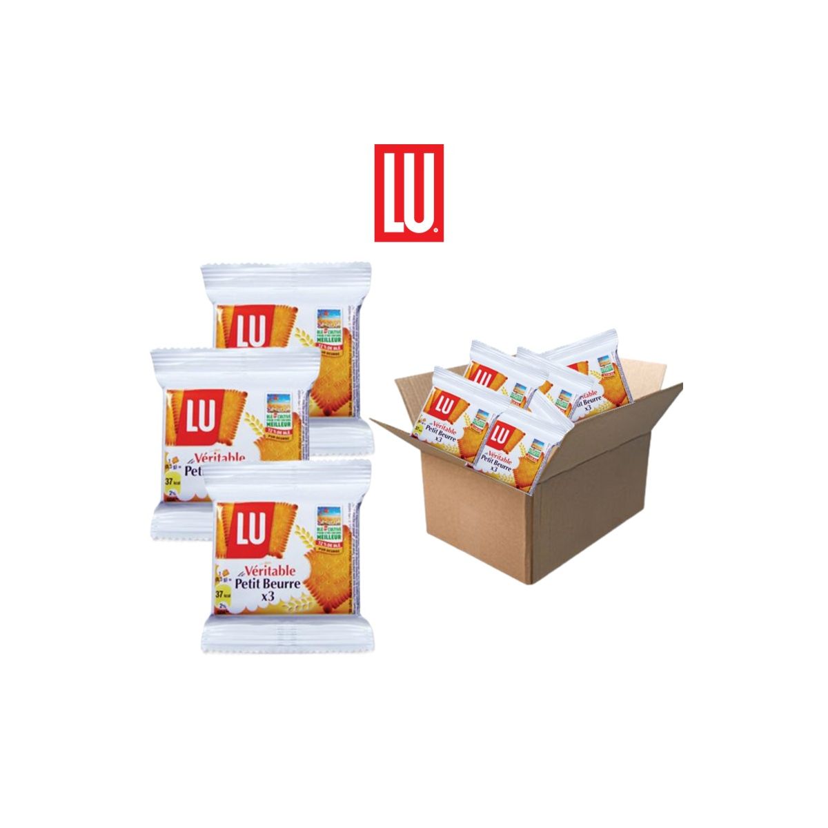 Véritable petit beurre - LU® 25 pcs