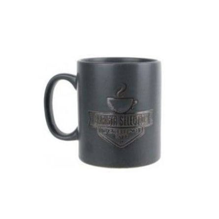 Mug barista en céramique noir 36 cl modèle aléatoire