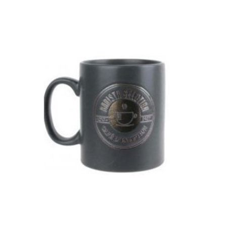 Mug barista en céramique noir 36 cl modèle aléatoire