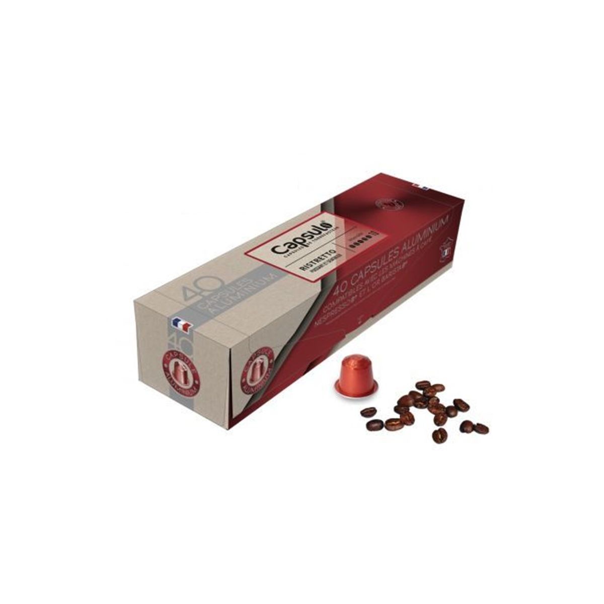 CAPSULO ristretto - capsules aluminium 40pcs