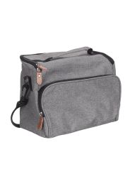 Lunch bag en tissu gris