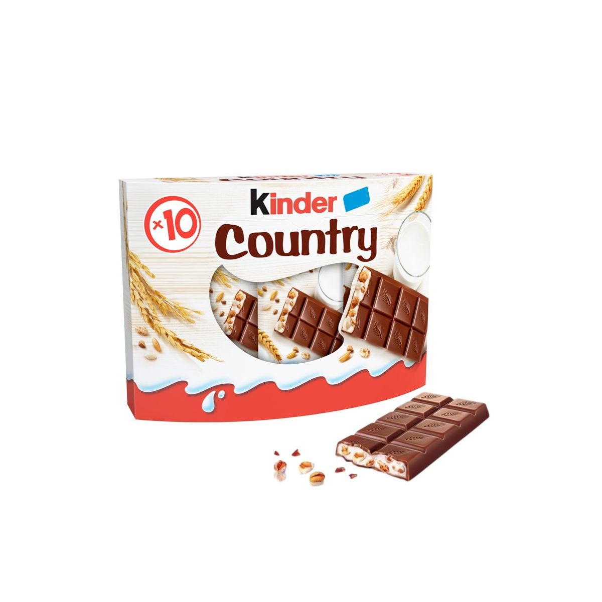 10 barres 23g KINDER® country