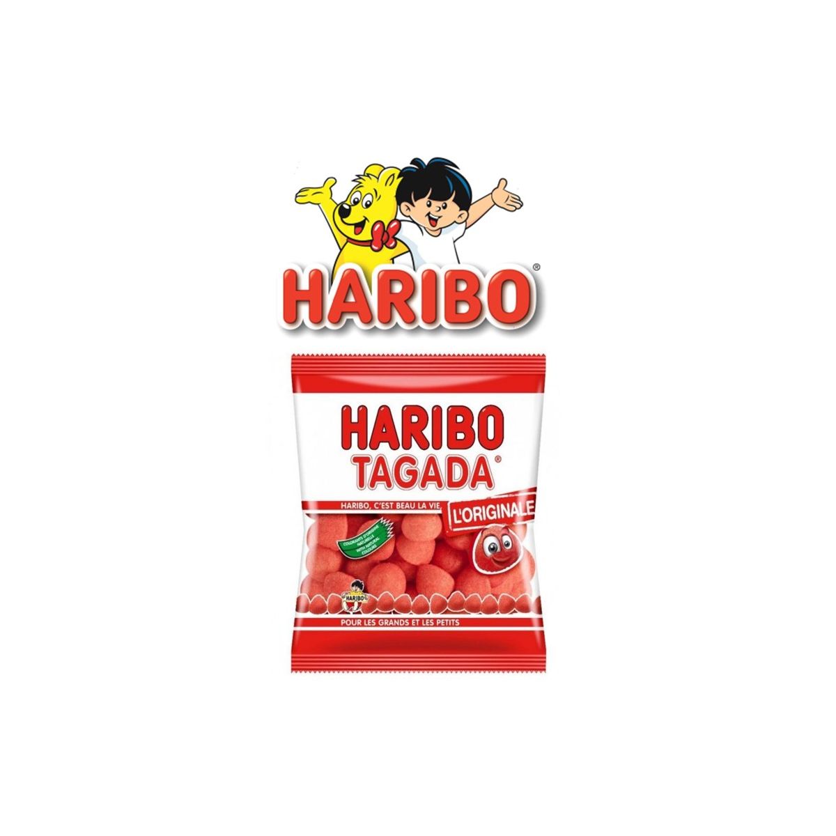 Fraise Tagada sachet 120 g - HARIBO®