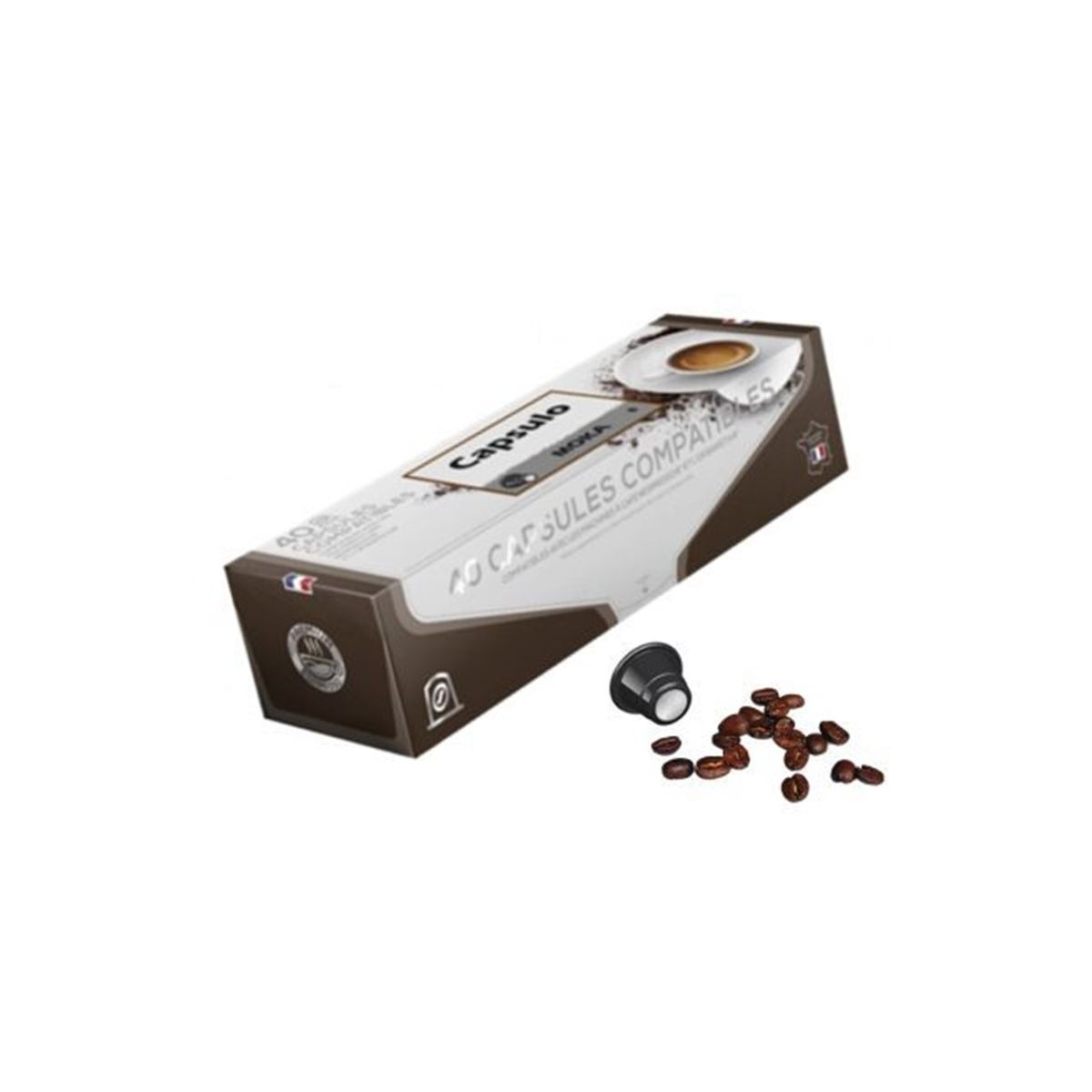 CAPSULO moka ethiopie - capsules plastique 40pcs