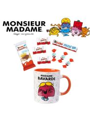 Mug Madame BAVARDE avec chocolats