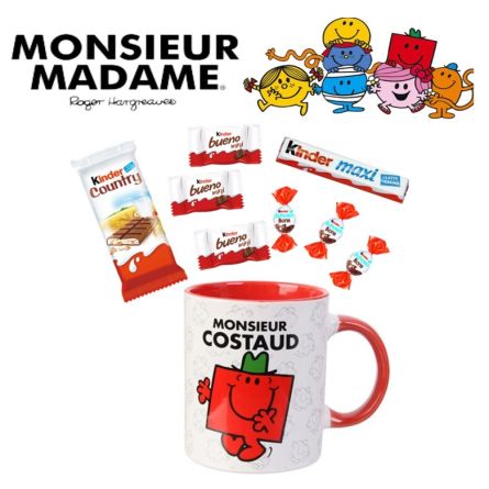 Mug Monsieur COSTAUD AVEC CHOCOLATS