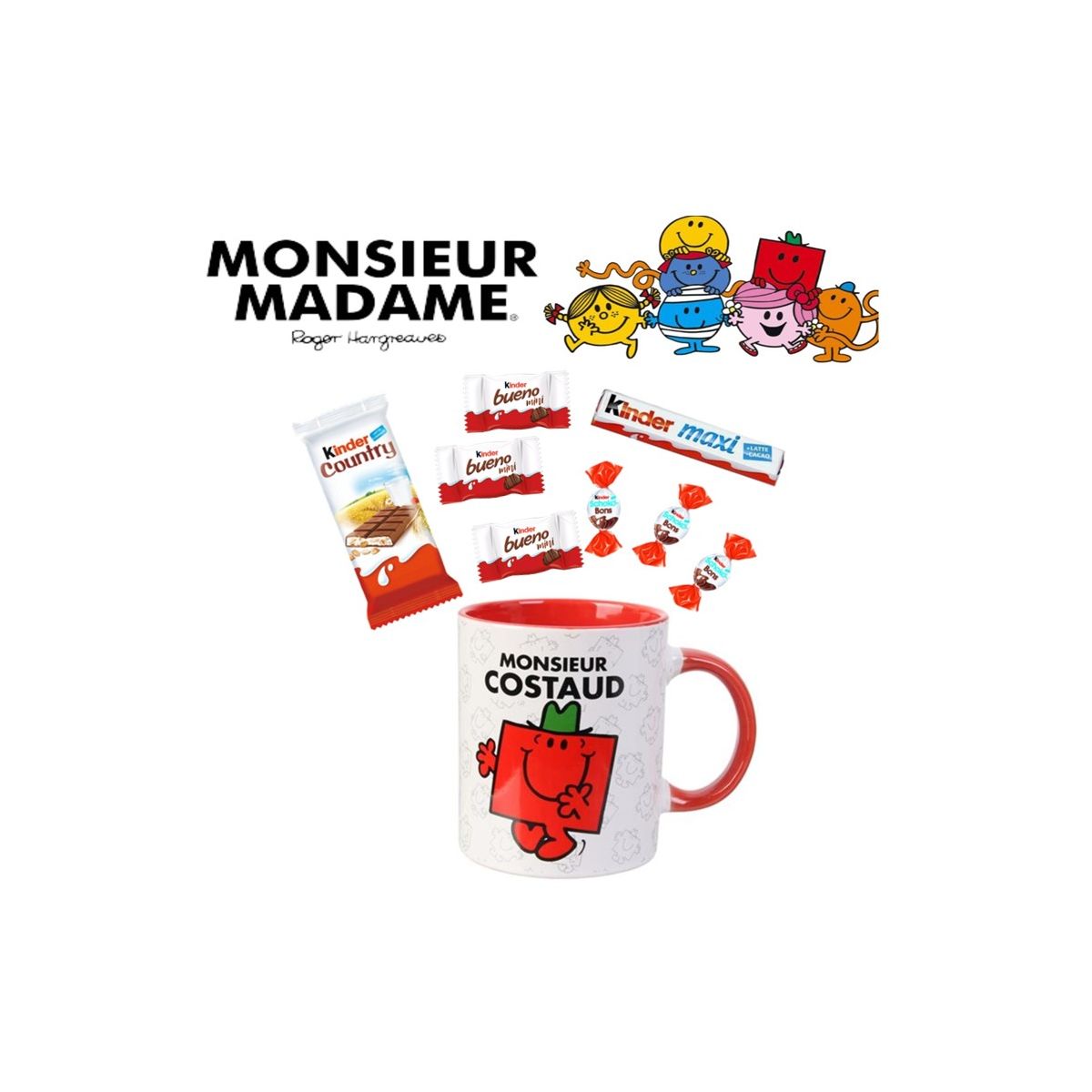 Mug Monsieur COSTAUD AVEC CHOCOLATS