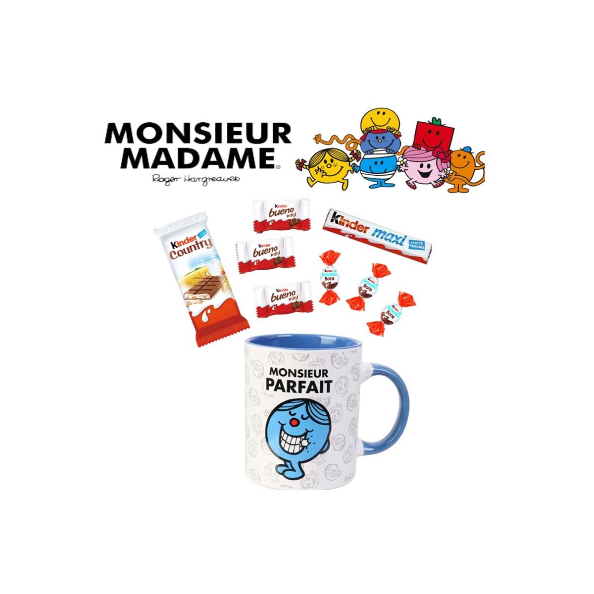 Mug Monsieur PARFAIT AVEC CHOCOLAT FACE AVANT