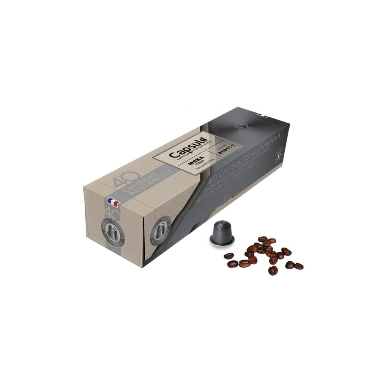 CAPSULO moka ethiopie - capsules aluminium 40pcs