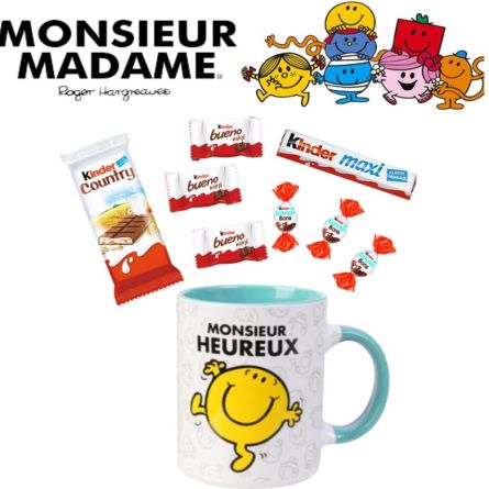 Mug Monsieur HEUREUX FA AVEC CHOCOLATS