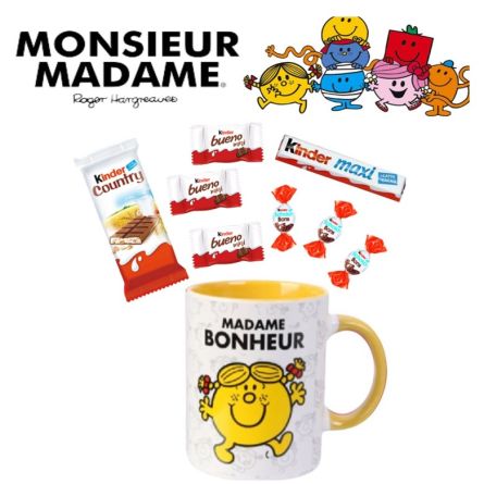 Mug Madame BONHEUR AVEC CHOCOLATS