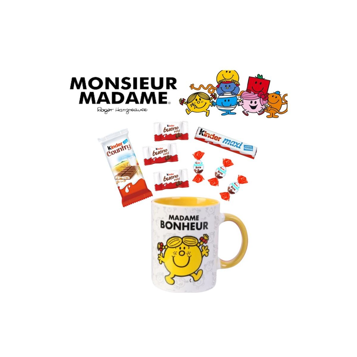 Mug Madame BONHEUR AVEC CHOCOLATS