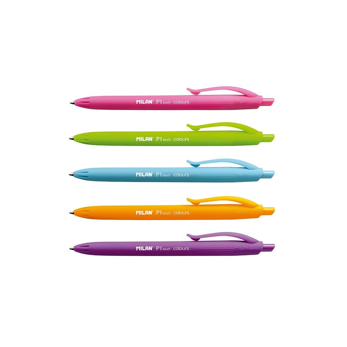 MILAN stylo P1 Touch couleurs 5 pcs