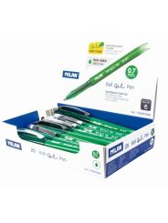 MILAN 25 stylos bille encre gel vert