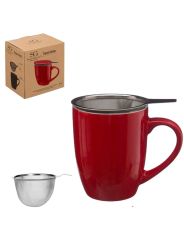 Tasse à infuser 32 cl rouge