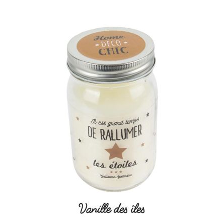 Bougie "Rallumer les étoiles"