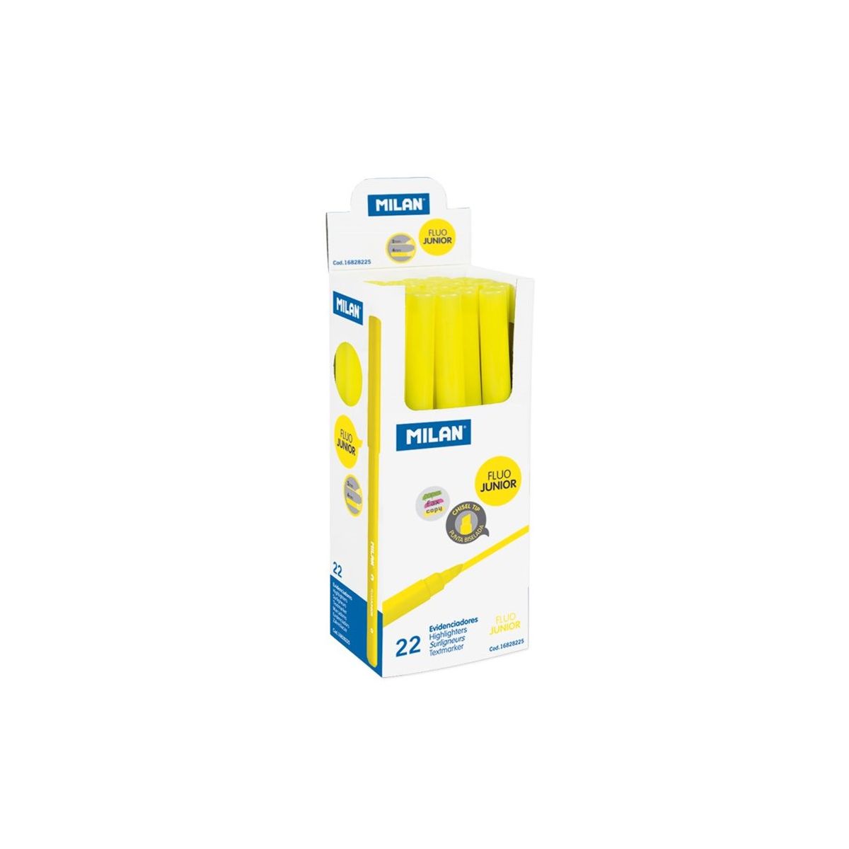 Surligneur junior jaune 22 pcs