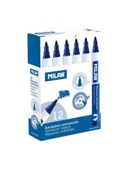 Marqueur permanent bleu 12 pcs