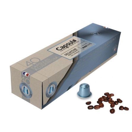 CAPSULO décafeiné - capsules aluminium 40pcs