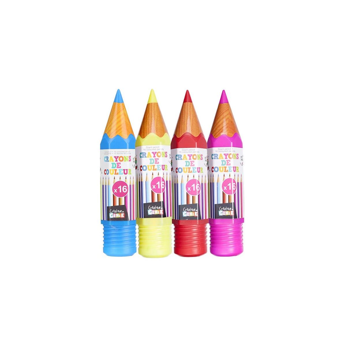 Crayons de couleur 16 pcs