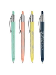 Stylo P1 Silver couleurs blister 4 pcs