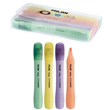 Surligneur fluo pastel Blister 4 pcs