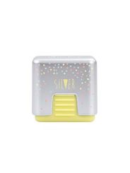 Gomme avec étui Silver Blister 1 pcs jaune