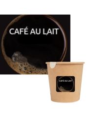 Café au lait 15 gobelets