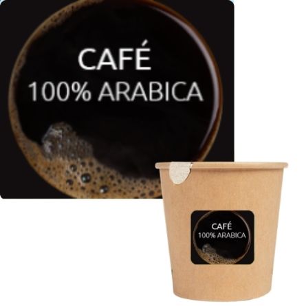 Café 100% Arabica 15 gobelets