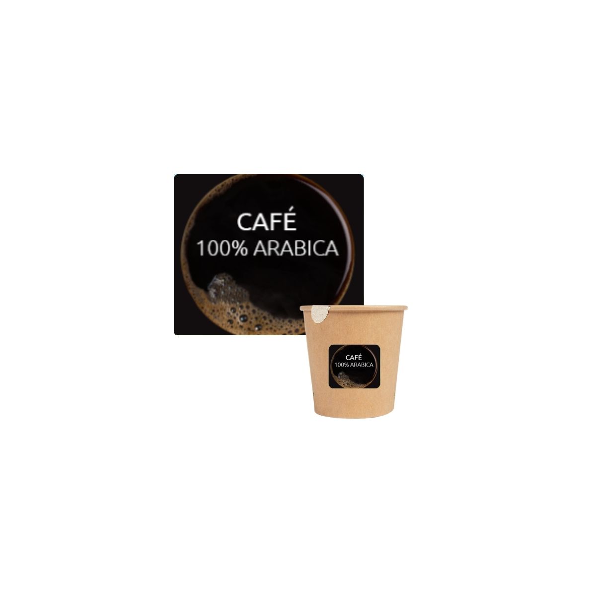 Café 100% Arabica 15 gobelets