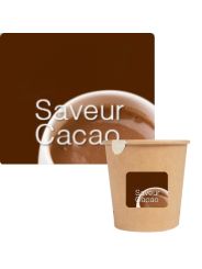 Chocolat chaud lacté 15 gobelets