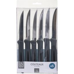 Couteaux à steak x6