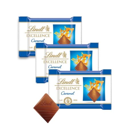 LINDT Mini excellence lait caramel 40 pcs