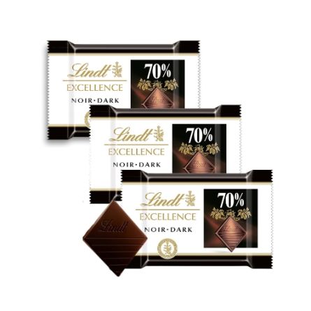 LINDT Mini excellence noir 70%  40 pcs