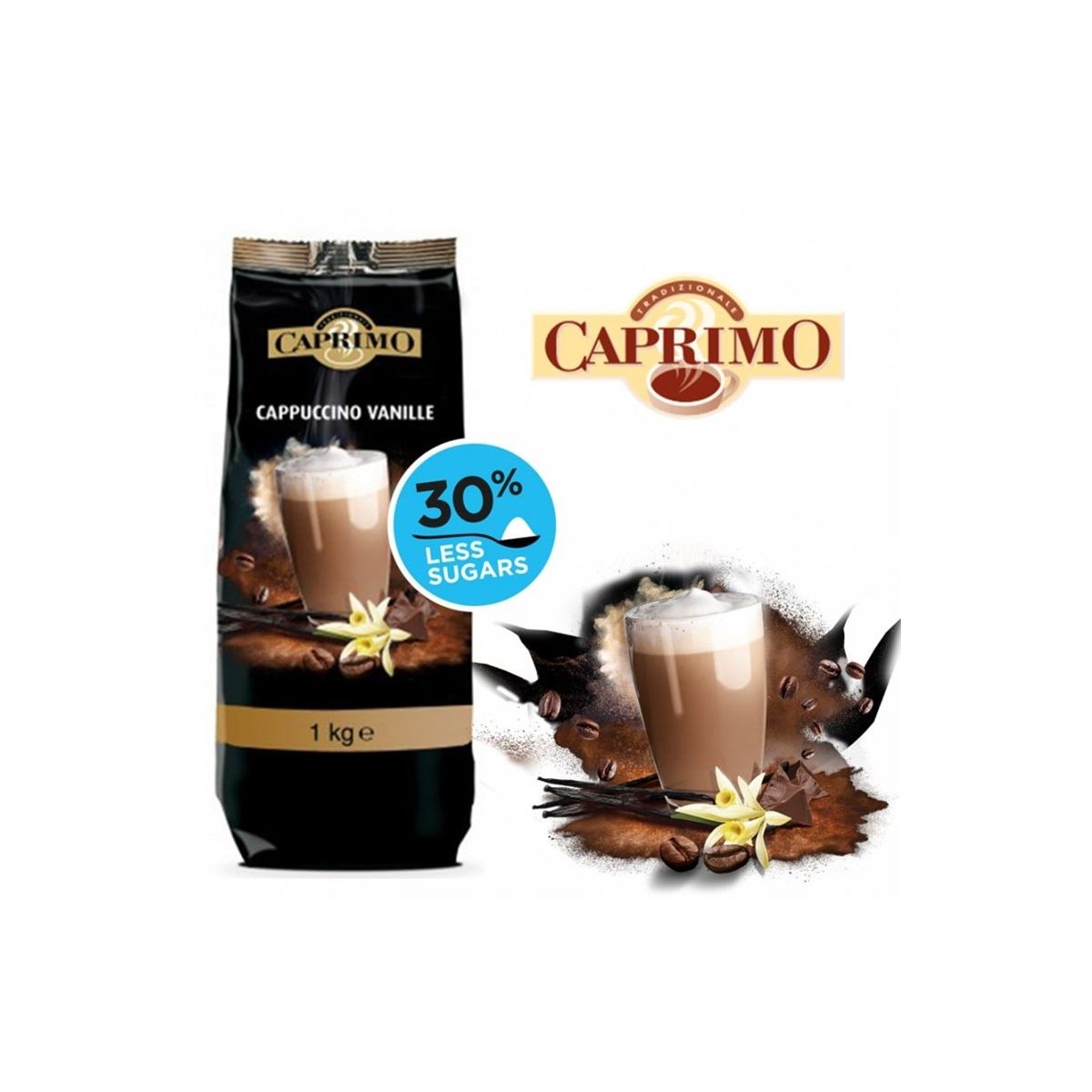 CAPRIMO cappuccino vanille - 1 sachet 1kg