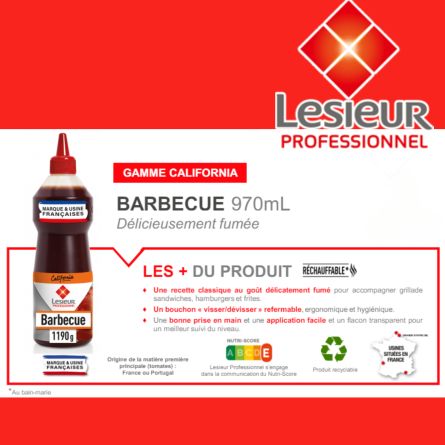 LESIEUR sauce barbecue 970 ml