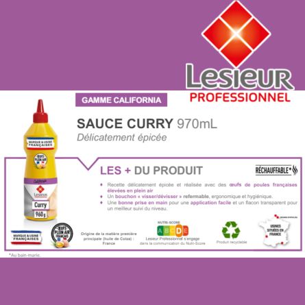 LESIEUR sauce curry 970 ml