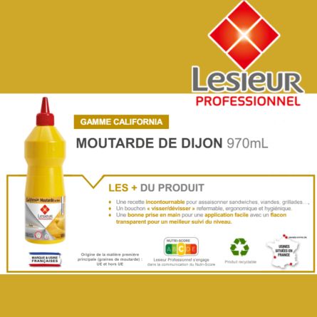 LESIEUR sauce moutarde 970 ml