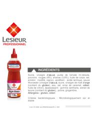 LESIEUR sauce aigre douce 970 ml