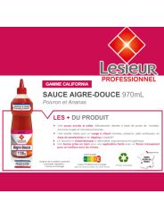 LESIEUR sauce aigre douce 970 ml